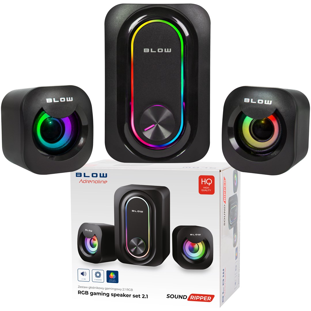 2 1 computer gaming speakers with subwoofer 2