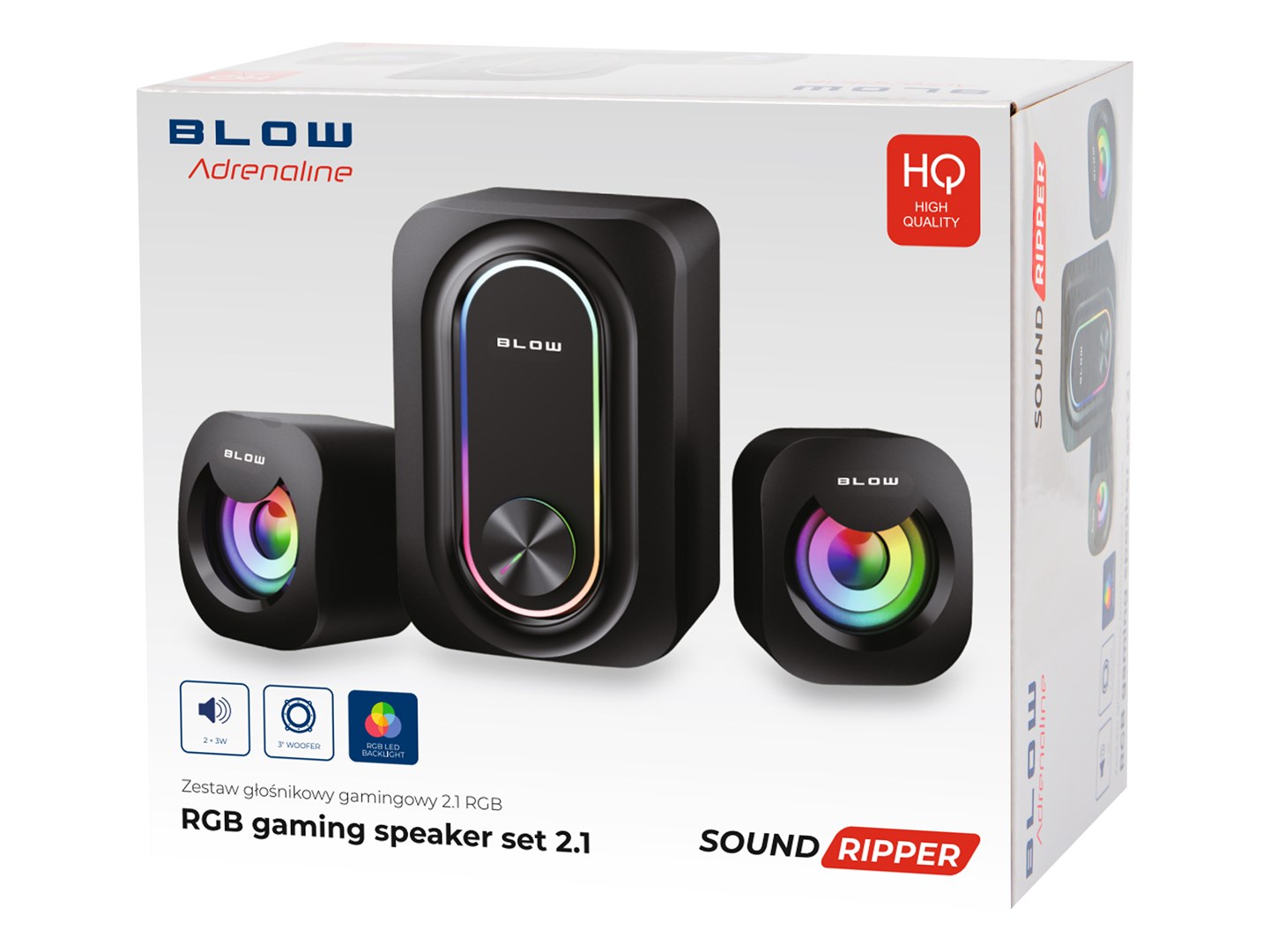 2 1 computer gaming speakers with subwoofer 3