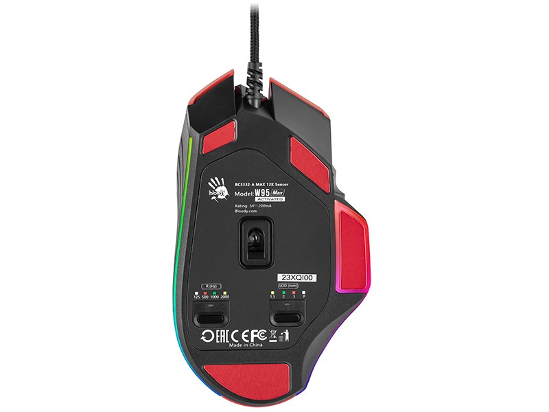 a4tech mouse bloody w95max usb sports red a4tmys47257 3