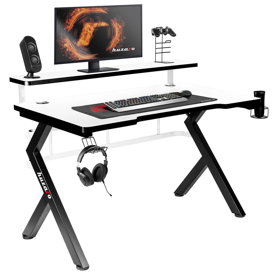 computer desk huzaro hero 5 0 white