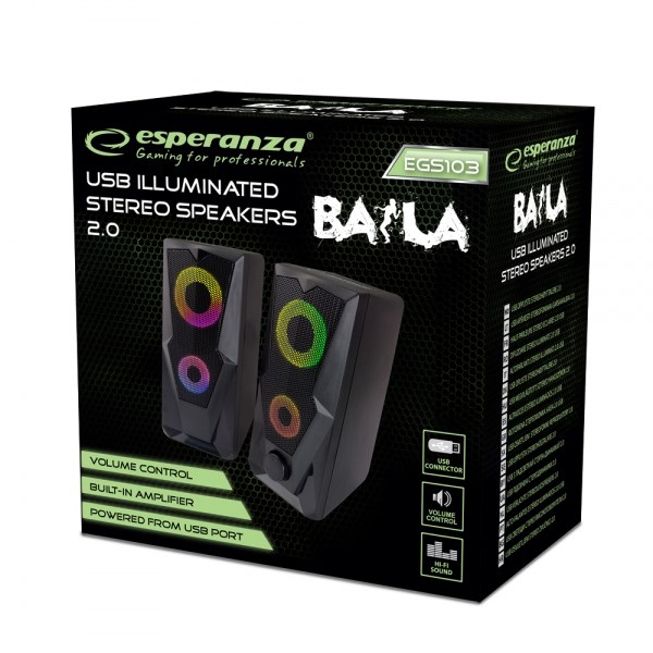 esperanza baila black wired 6 w 3