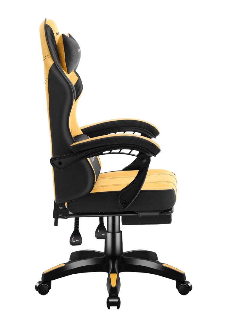 force 3 7 gaming chair yellow 3