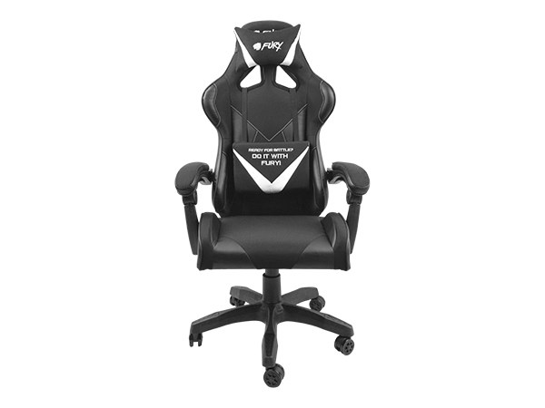 fury avenger l universal gaming chair padded seat black