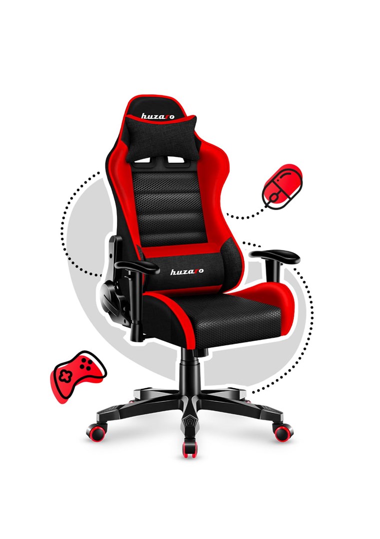 gaming chair for children huzaro hz ranger 6 0 red mesh black and red