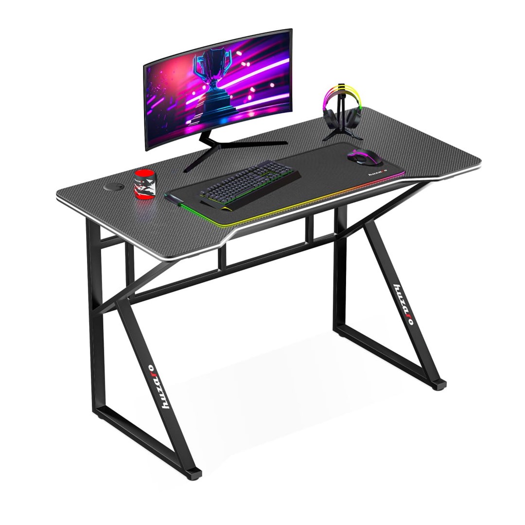 gaming desk huzaro hero 1 6 black 2