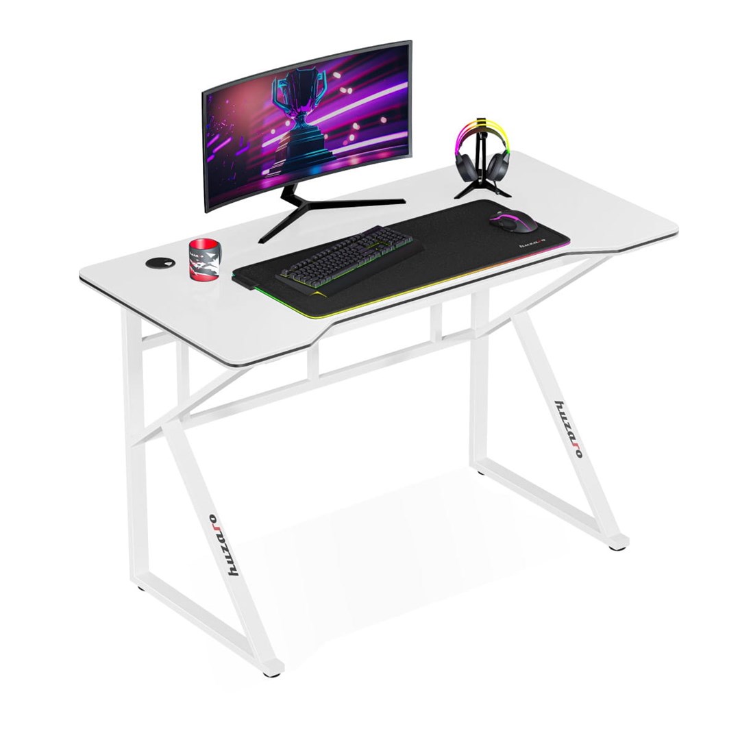 gaming desk huzaro hero 1 6 white 2