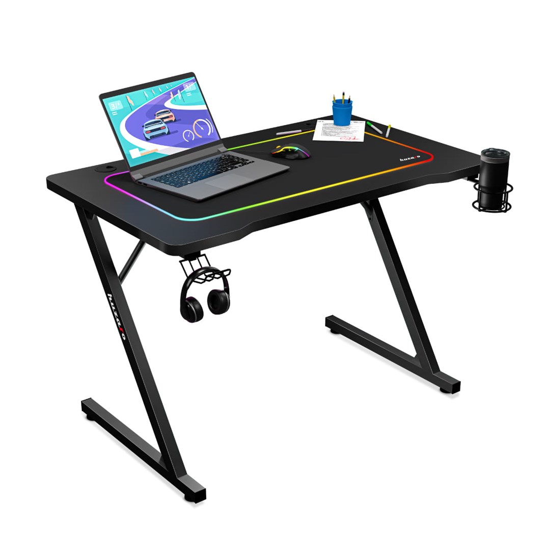 gaming desk huzaro hero 1 8 black