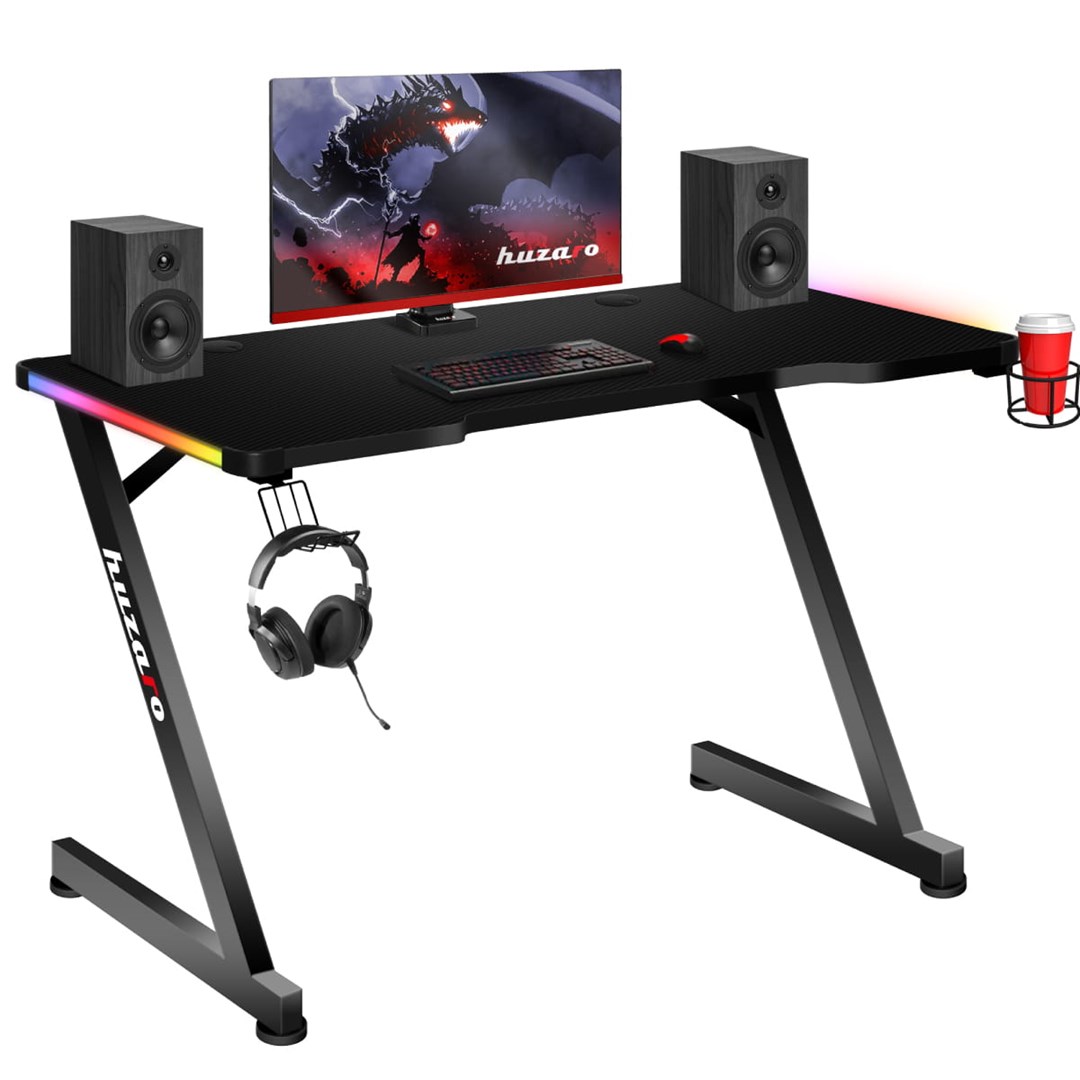 gaming desk huzaro hero 2 5 rgb led