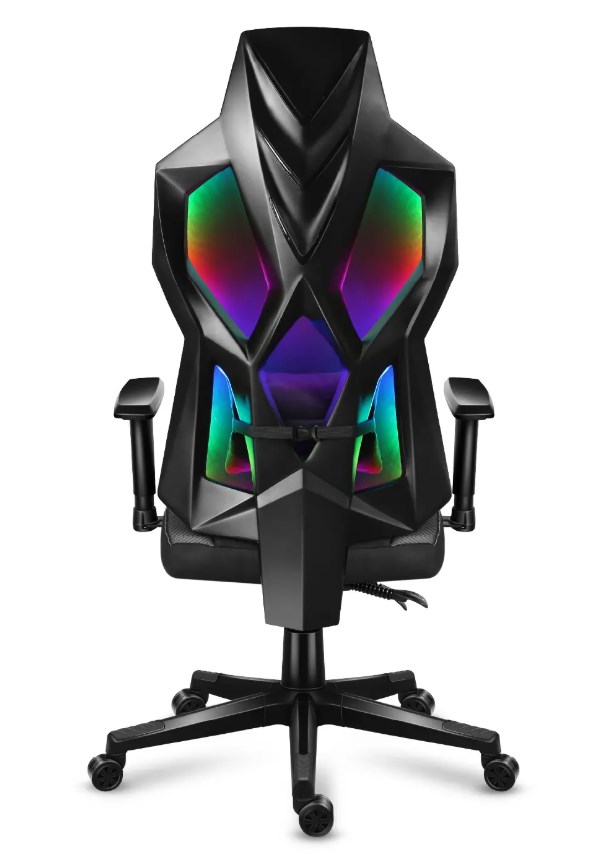 huzaro combat 6 2 black rgb gaming chair 2