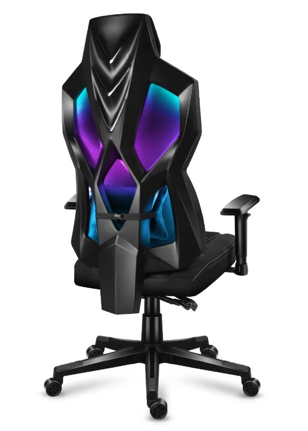huzaro combat 6 2 black rgb gaming chair 3
