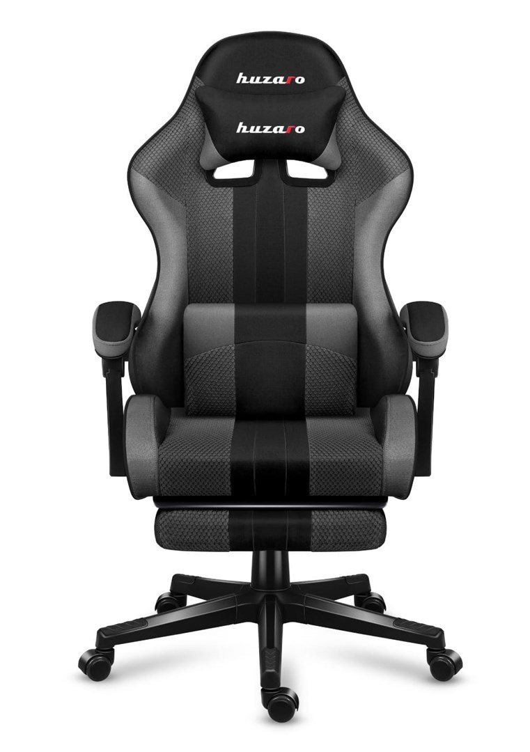 huzaro force 4 7 grey mesh gaming chair 2