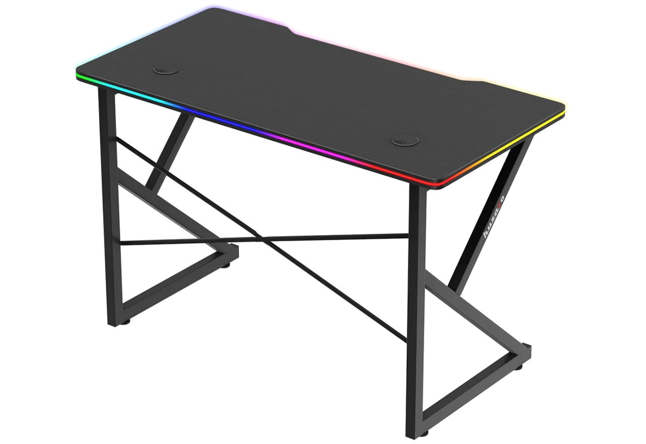huzaro hero 1 7 rgb black gaming table 3