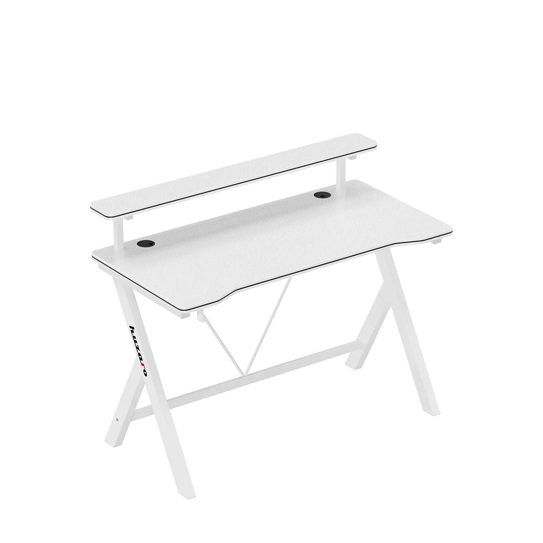 huzaro hero 1 9 white gaming desk