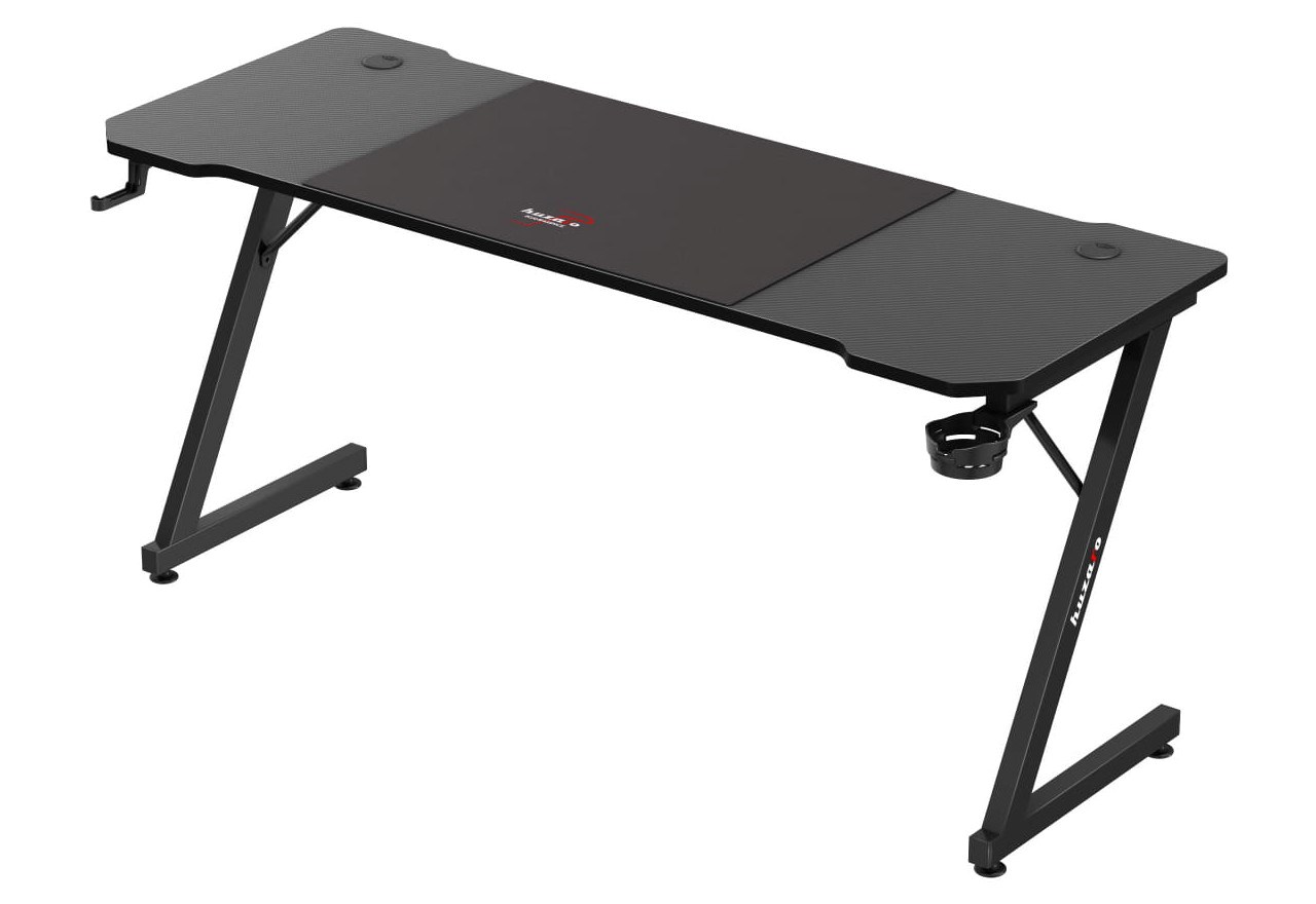 huzaro hero 4 8 black gaming desk