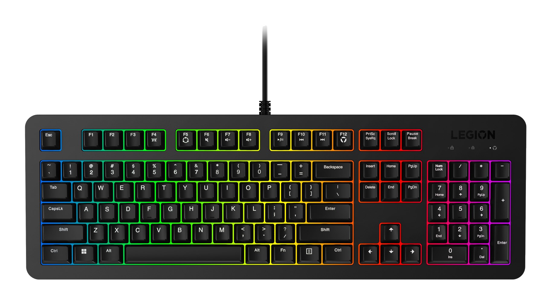 lenovo k310 keyboard gaming usb us english black