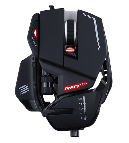 mad catz r a t 6 mouse right hand usb type a optical 12000 dpi