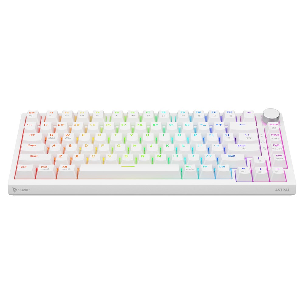 savio astral white jade keyboard gaming usb qwerty us international 3