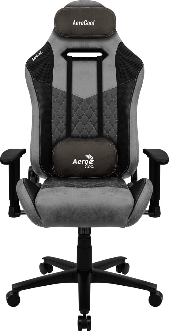 aerocool duke aerosuede universal gaming chair blackgrey