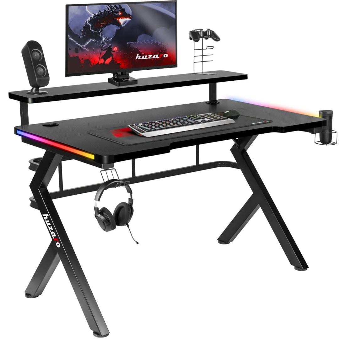 gaming desk huzaro hero 5 0 rgb