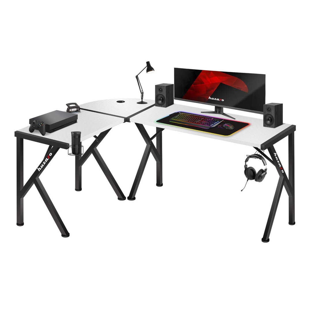gaming desk huzaro hero 6 3 white