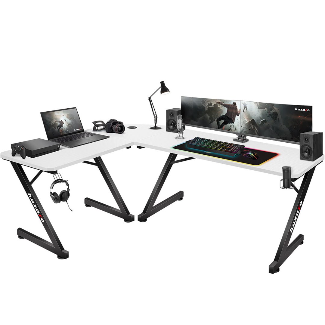 gaming desk huzaro hero 7 0 white