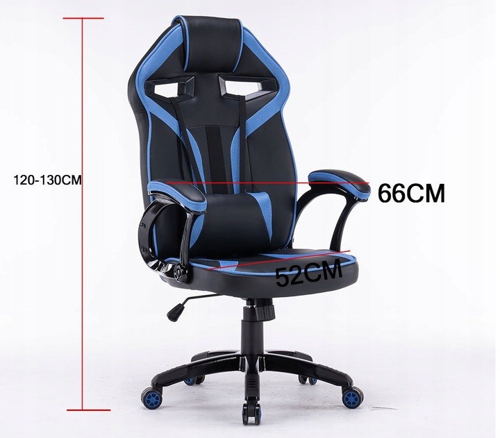 gaming swivel chair drift blue 2