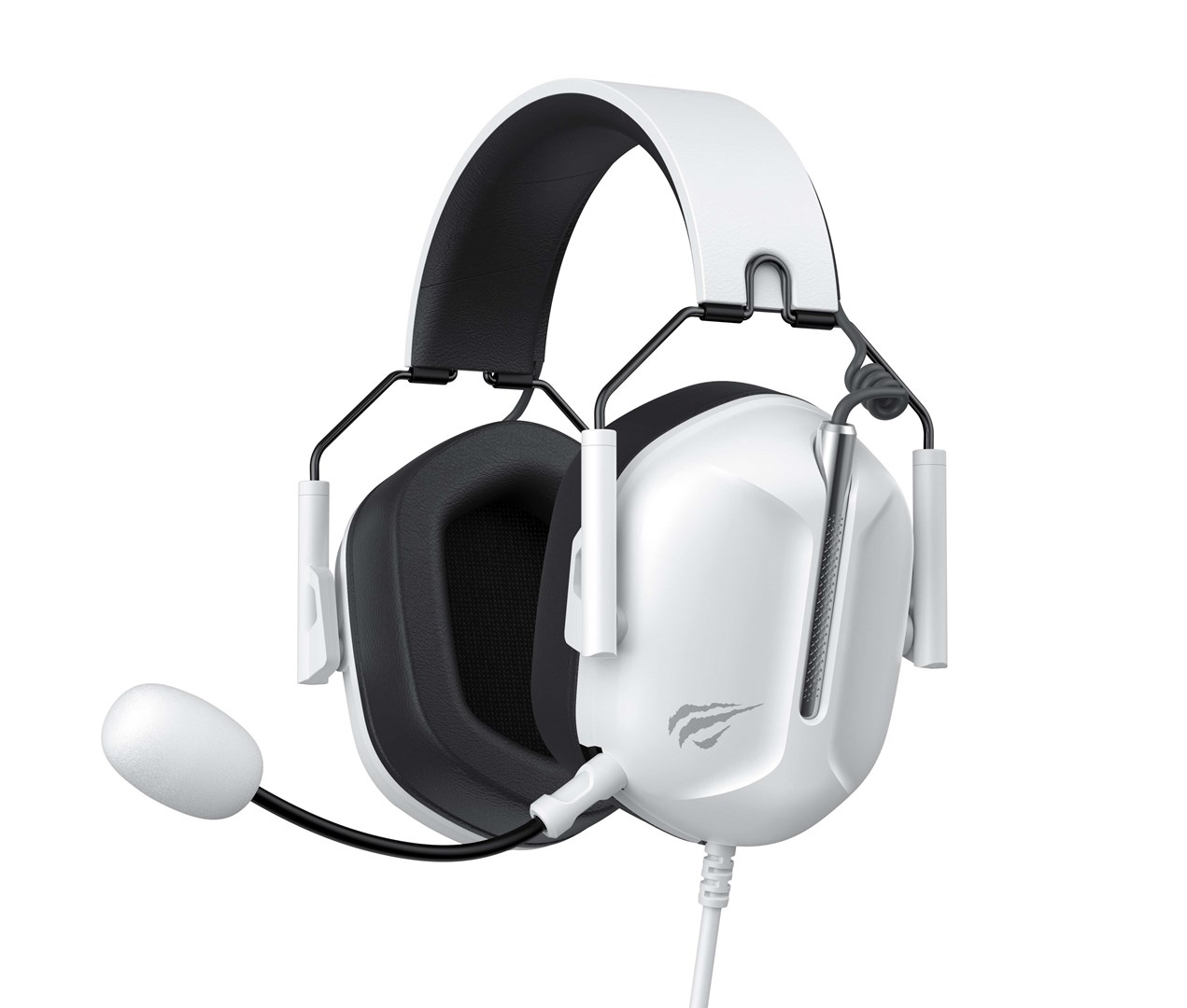 havit h2033d gaming headphones white black