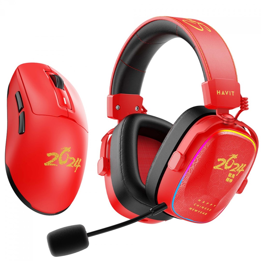 havit h2039bg limited edition happy chinese new year gaming headphones