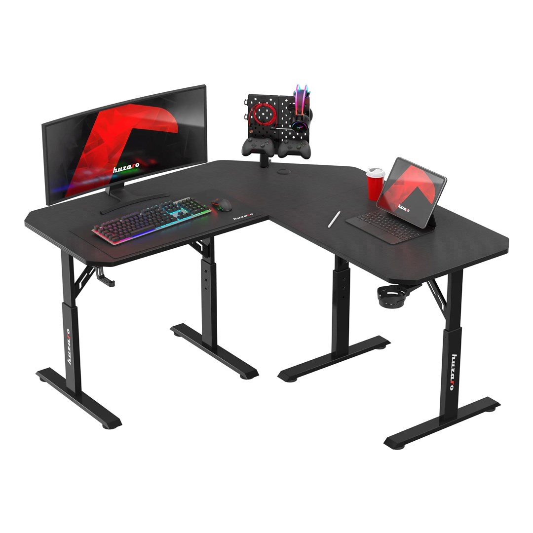 huzaro hero 7 3 black gaming desk