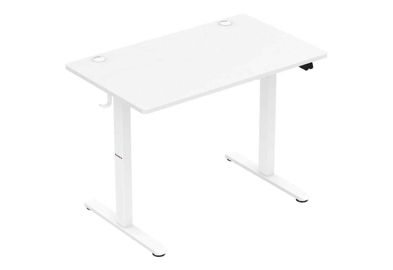huzaro hero 7 9 white height adjustable electric gaming desk