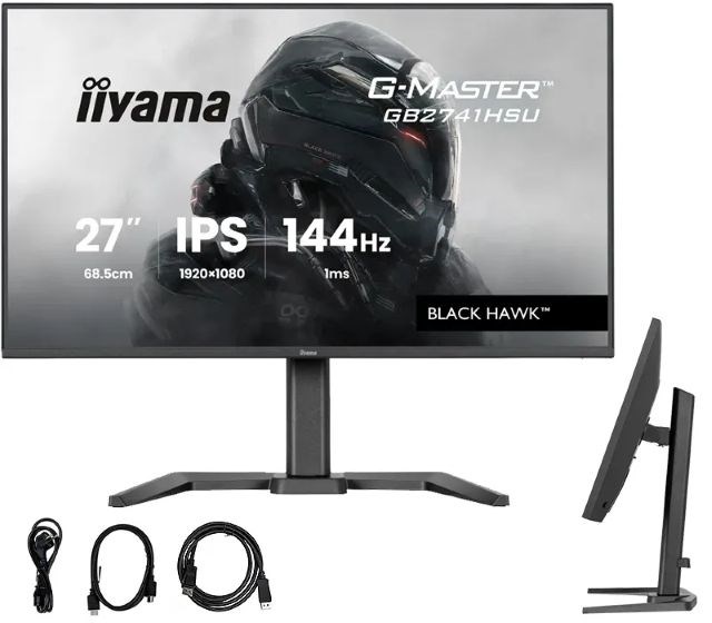 iiyama g master gb2741hsu b1 computer monitor 68 6 cm 27 1920 x 1080 pixels full hd led black
