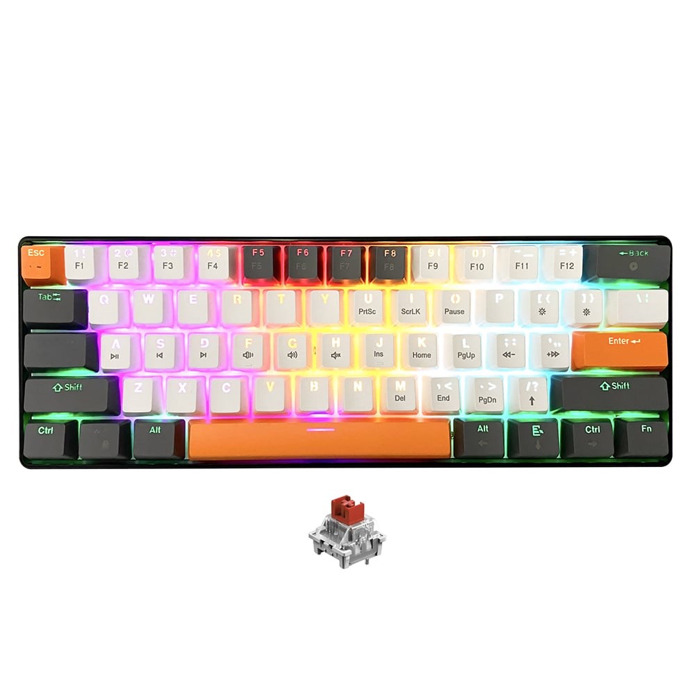 media tech mechanical keyboard 60 mt1258