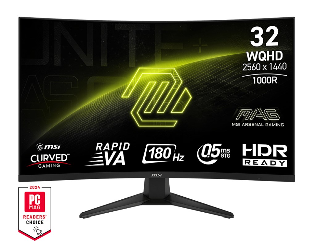 msi mag 325cqf computer monitor 80 cm 31 5 2560 x 1440 pixels wide quad hd black