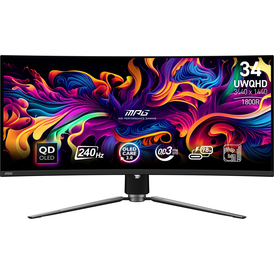 msi mpg 341cqpx qd oled computer monitor 86 4 cm 34 3440 x 1440 pixels ultrawide quad hd black