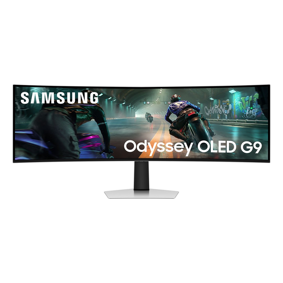 samsung s49dg910su computer monitor 124 5 cm 49 5120 x 1440 pixels dual qhd oled silver