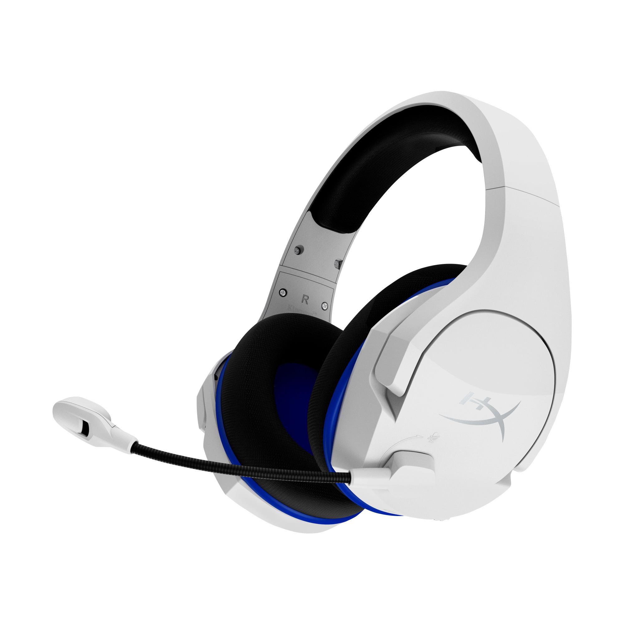 cloud stinger core wireless gaming headset white blue ps5 ps4