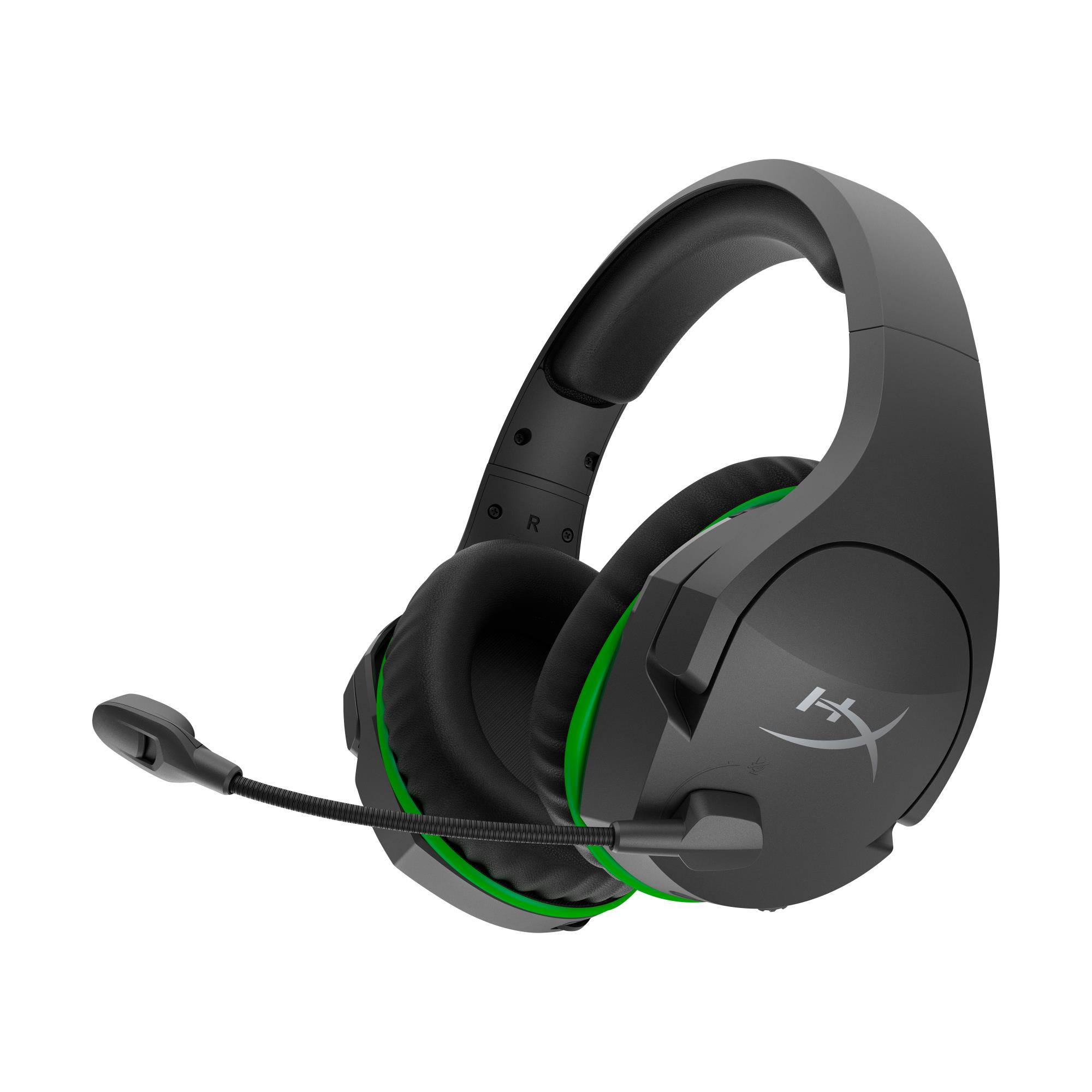 cloudx stinger core wireless gaming headset black green xbox
