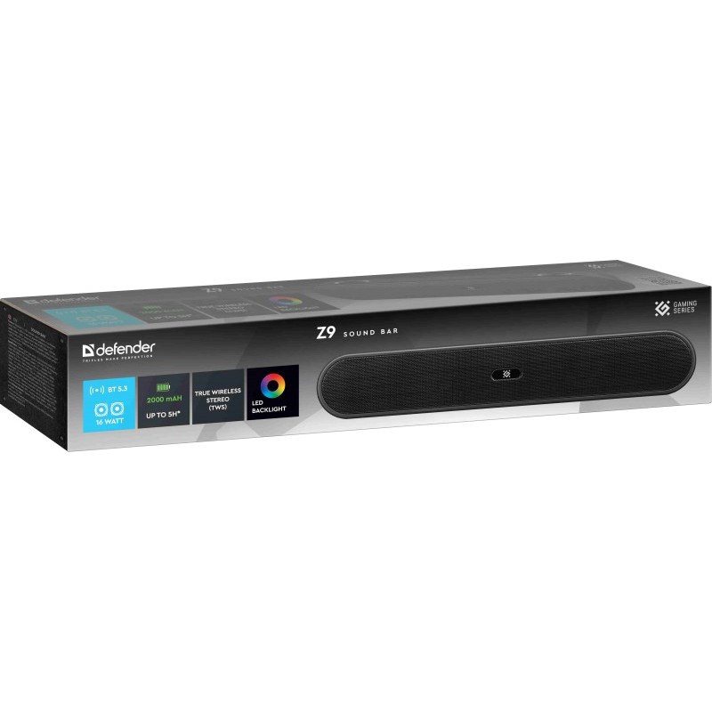 defender bluetooth soundbar z2 6w led usb 2