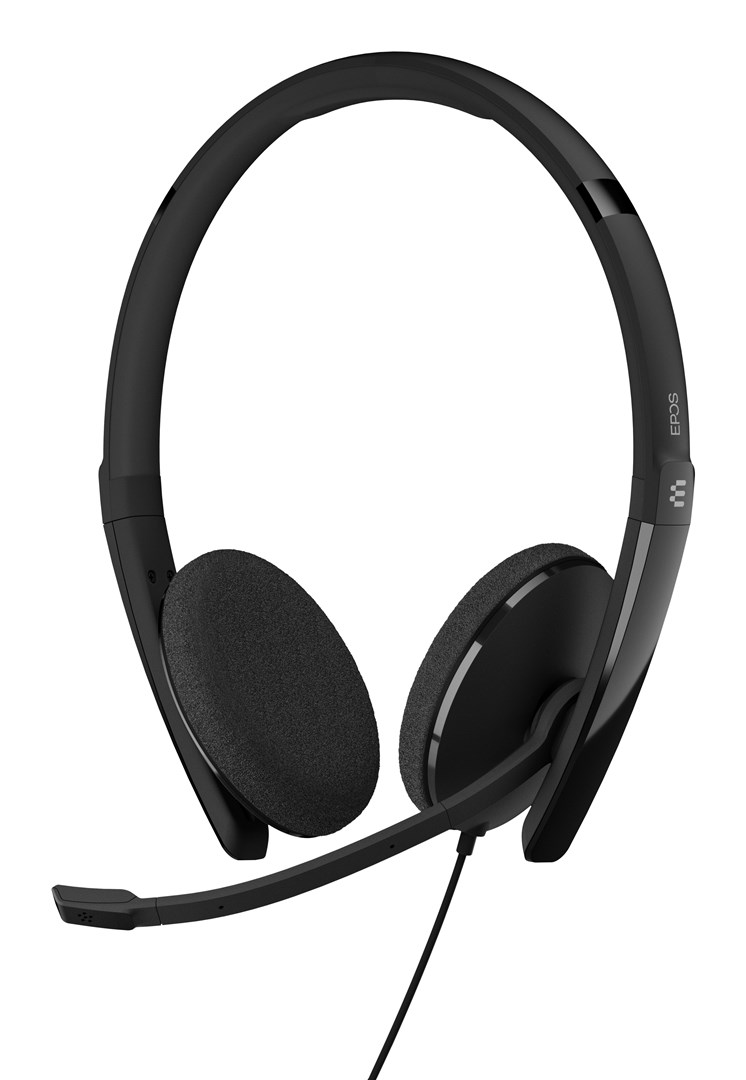 epos adapt 160t usb ii headset wired headband office call centre usb type a black