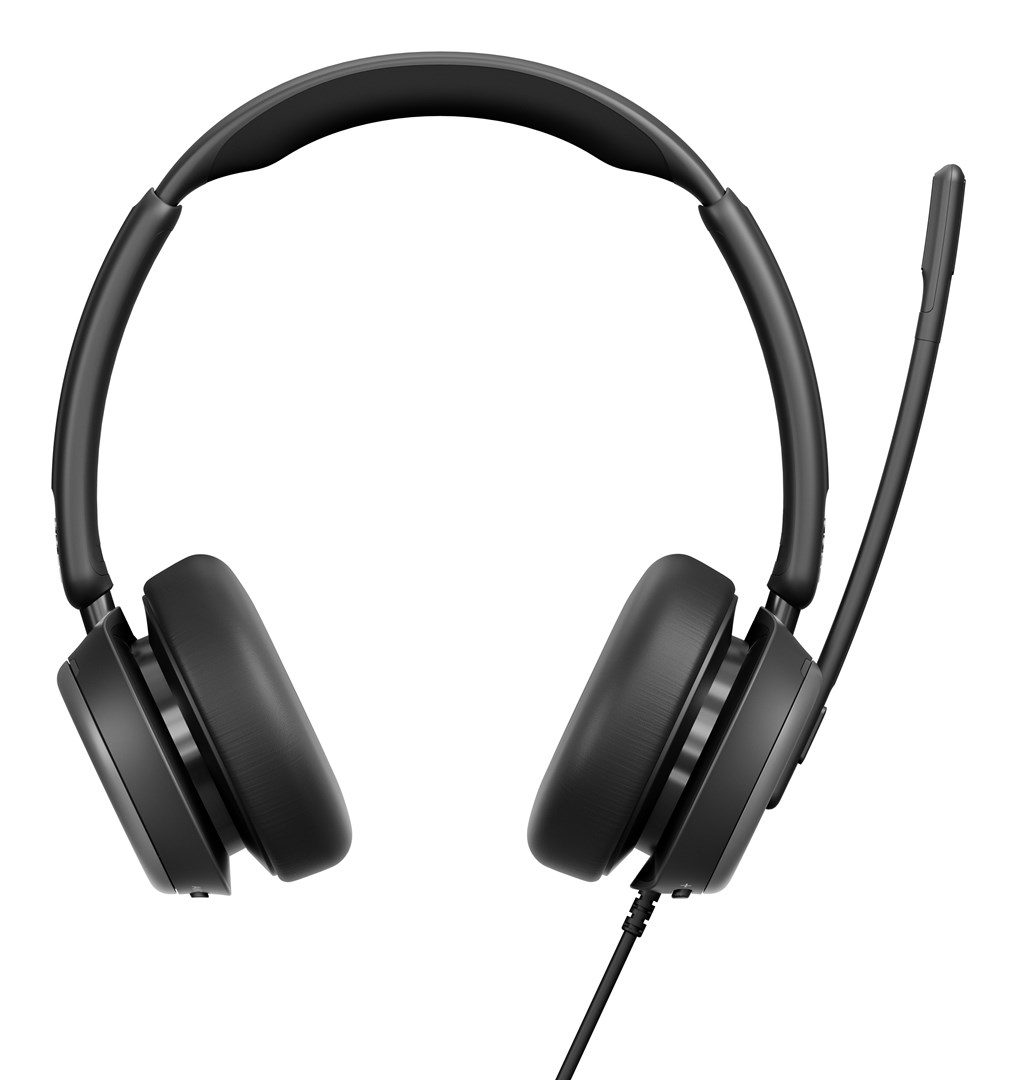 epos impact 860 anc headset wired headband office call centre usb type c black