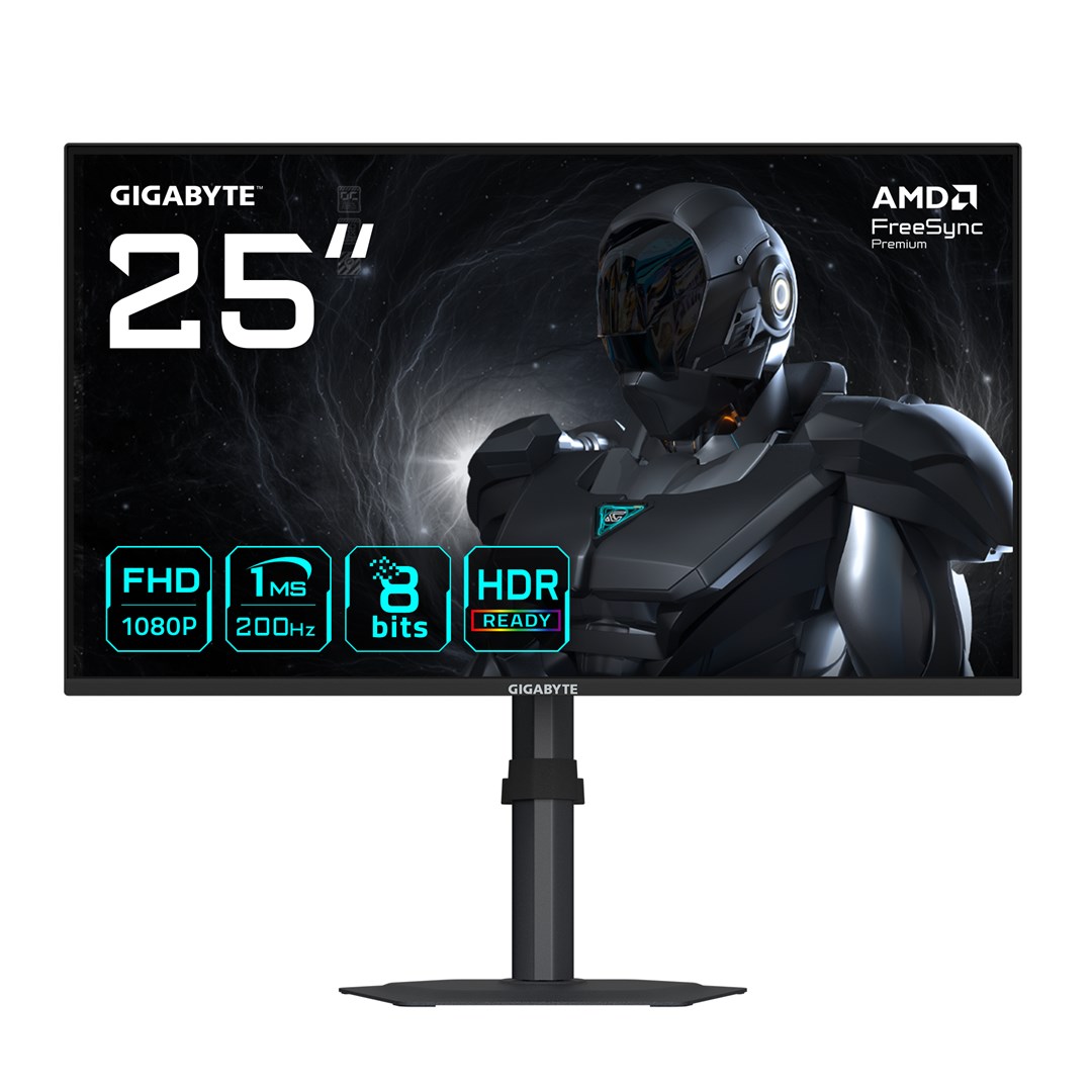 gigabyte g25f2 24 5 fhd gaming monitor 1920 x 1080 200hz 1ms 300 cd mc2b2 display hdr 10 hdmi 2 0 displayport 1 4