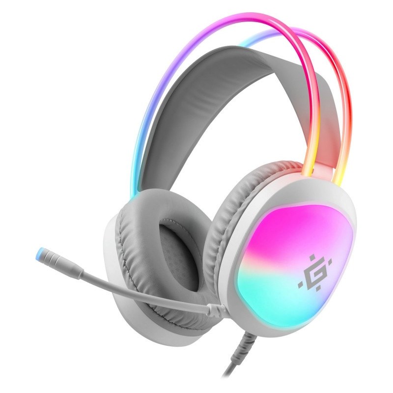 headphones defender eclipse rgb white