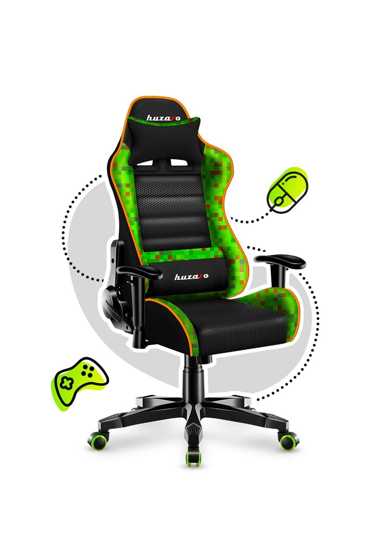 huzaro hz ranger 6 0 pixel mesh gaming chair for children