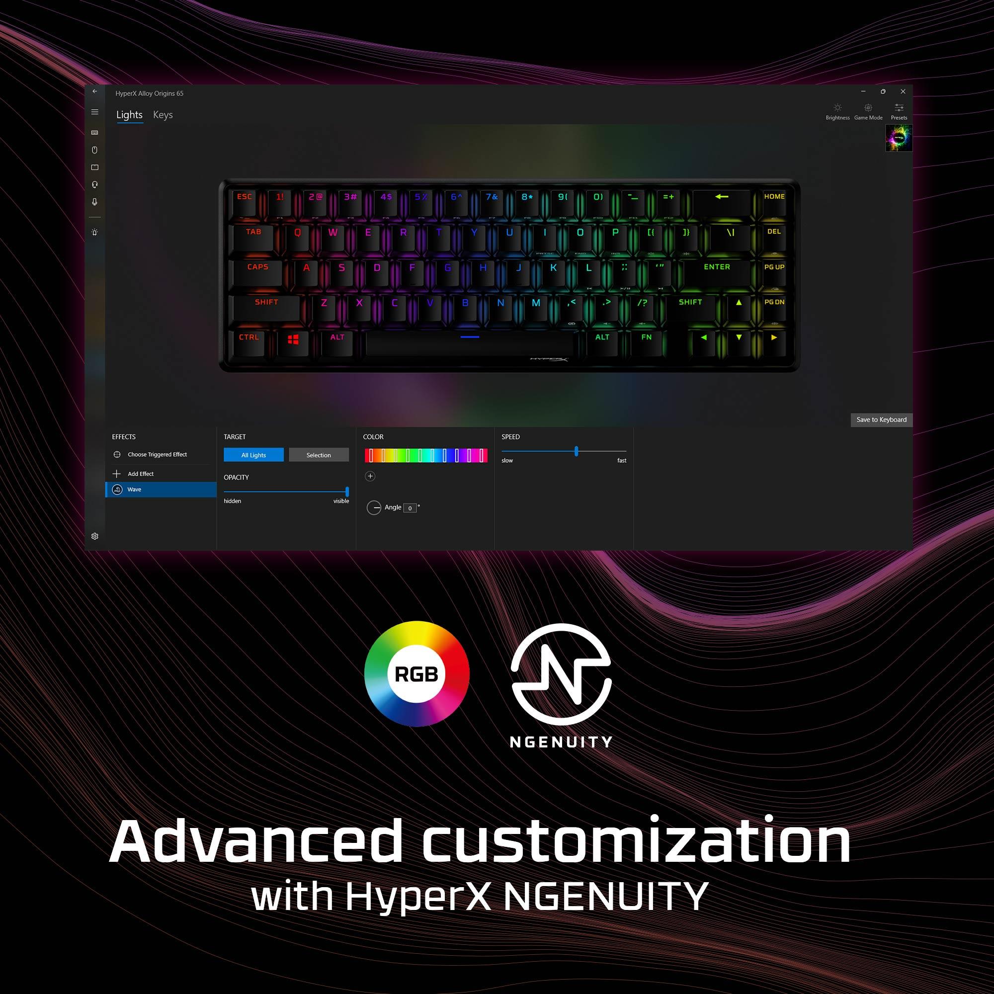 hyperx alloy origins 65 mechanical gaming keyboard hx red no layout 3