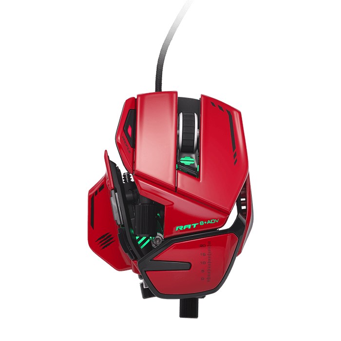 mad catz r a t 8 adv mouse right hand usb type a optical 20000 dpi