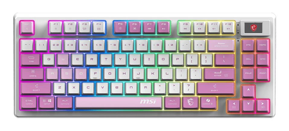msi forge gk600 tkl wireless violet