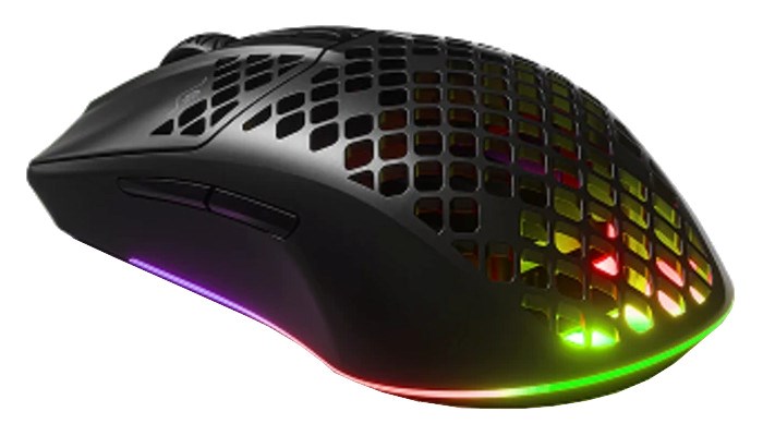 steelseries aerox 3 wireless 18000 cpi optical gaming mouse refurbished onyx