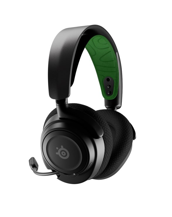 steelseries arctis nova 7x premium gaming headphones refurbished black green