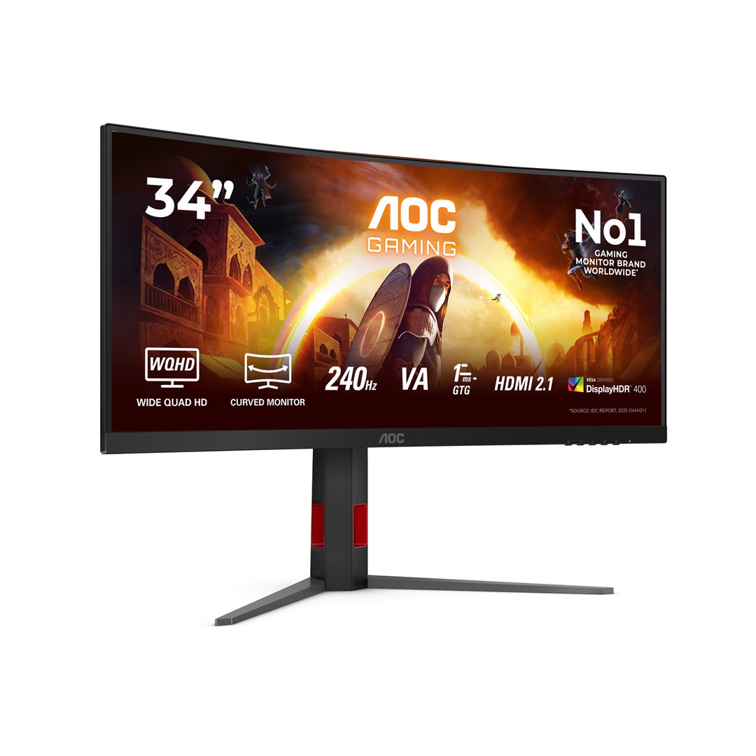 aoc g4 cu34g4z computer monitor 86 4 cm 34 3440 x 1440 pixels wide quad hd led black red 2
