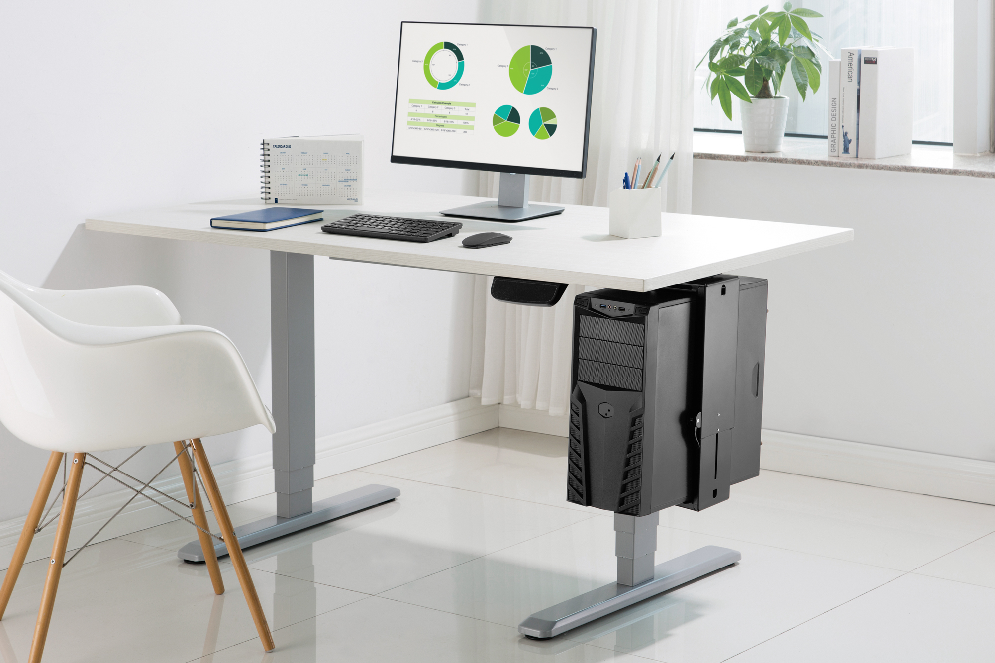 digitus pc table mount da 90411 2